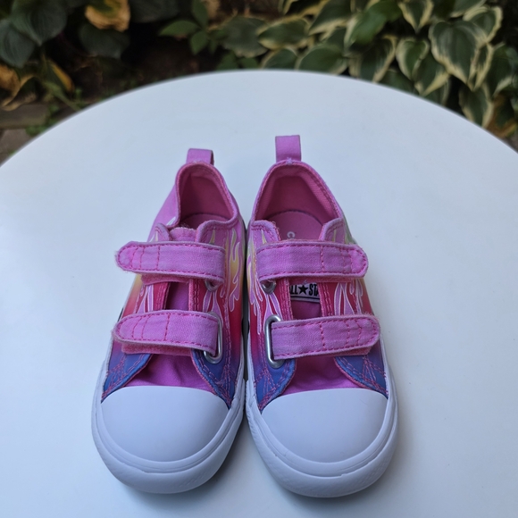 Converse Kids Pink and Blue Sneakers - Picture 1 of 6